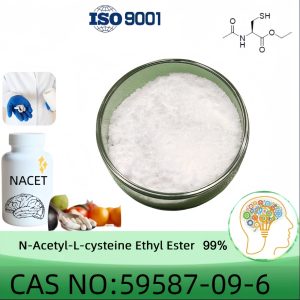 N-Acetyl-L-cysterine ethyl ester Powder, NACET 99% Min, 10g, 100g CAS 59587-09-6
