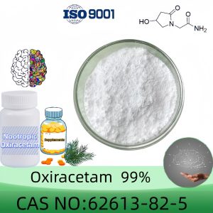 Oxiracetam Powder Purity 99% Min, 10g/20g/100g, CAS 62613-82-5
